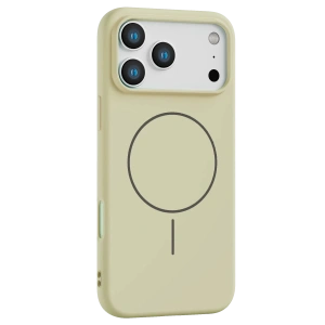 Hubrendy Bez Joko Apple iPhone 17 Pro Max Jully Magsafe Kapak - Bej