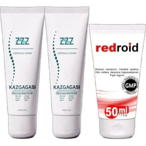 Hubrendy Bez Kaz Gagası Kremi 2X100 ml + Redroid Krem 1X50 ml