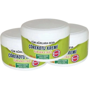 Hubrendy Bez Mem Çörek Otu Kremi Green Box 200 ml x 3 Adet