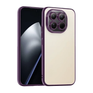 Hubrendy Bez Xiaomi Mi 15 Lensli Silikon - Mor