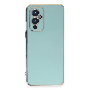 Hubrendy Bez One Plus 9 Kılıf Volet Silikon - Açık Yeşil