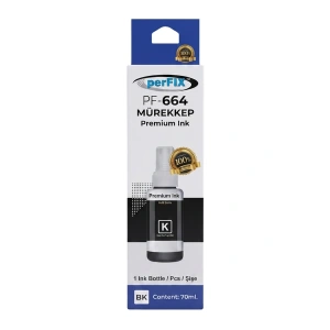 Hubrendy Bez perFIX PF T6731  Siyah Şişeli Mürekkep (70 ml )