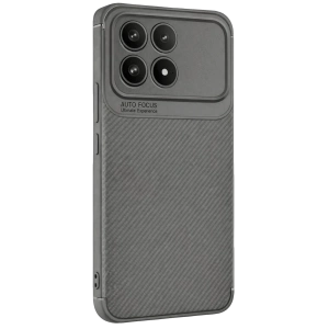 Hubrendy Bez Xiaomi Poco F8 Pro Auto Focus Karbon Kapak - Gri