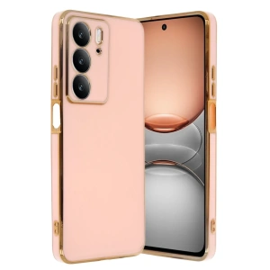 Hubrendy Bez Realme C75 4G Kılıf Volet Silikon - Pembe