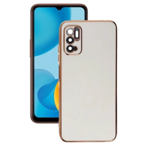 Hubrendy Bez Xiaomi Redmi Note 11 SE Kılıf Volet Silikon - Beyaz