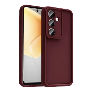 Hubrendy Bez Samsung Galaxy A57 5G Viera Silikon - Bordo