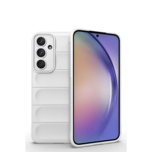 Hubrendy Bez Samsung Galaxy M14 5G Kılıf Optimum Silikon - Krem