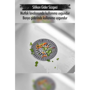 Hubrendy Bez Silikon Lavabo Gideri Süzgeci