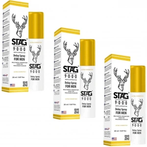 Hubrendy Bez Stag Sprey 3 Adet - Stag Sıprey 20 ml