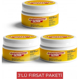 Hubrendy Bez Süper Aspercreme Ultra Masaj Kremi 3 Adet