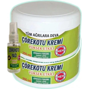 Hubrendy Bez Süper Çörek Otu Bakım Kremi 2X200 Ml+30 ml Çörek Otu Yağı ile