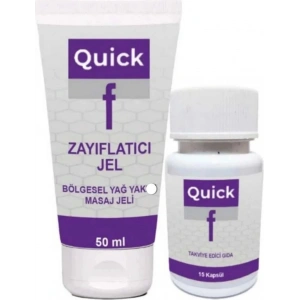 Hubrendy Bez Süper Quickf Bölgesel Jel 50 ml + Quickf 15li