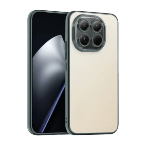 Hubrendy Bez Xiaomi Mi 15 Lensli Silikon - Titan Gri
