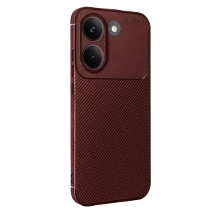 Hubrendy Bez Xiaomi Poco X8 Pro Auto Focus Karbon Kapak - Bordo