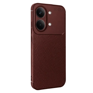 Hubrendy Bez Xiaomi Poco X8 Pro Max Auto Focus Karbon Kapak - Bordo