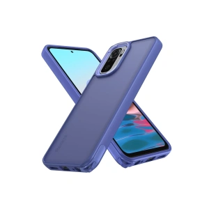 Hubrendy Bez Xiaomi Redmi Note 10 Pro Kılıf Elegant Kapak - Açık Mavi