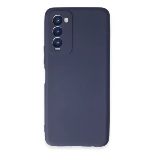 Hubrendy Bez Tecno Camon 18 Kılıf First Silikon - Lacivert