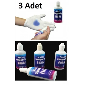 Hubrendy ÇER 3 Adet Sihirli Şaka Mürekkebi