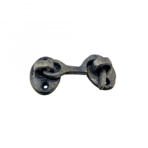 Hubrendy ÇER Antika Tarz Dekoratif Pirinç Maymuncuk Çengeli - 5cm, Oksit