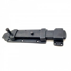Hubrendy ÇER Antika Tarz Dekoratif Pirinç Yassı Kapı Sürgüsü - 55x215 Mm, Oksit