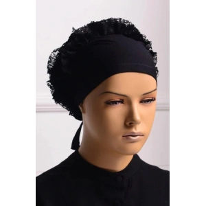 Hubrendy ÇER Bone - Dikişli Fırfırlı Bone Bandana (5li Paket)