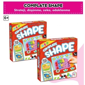Hubrendy ÇER Complate Shape Renklerle Zekanı Konuşturma Oyunu