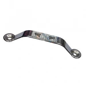 Hubrendy ÇER Dekoratif Zamak Kulp Dıştan - 64mm, Nikel, 1 Adet