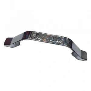 Hubrendy ÇER Dekoratif Zamak Kulp İçten - 64mm, Nikel, 100 Adet