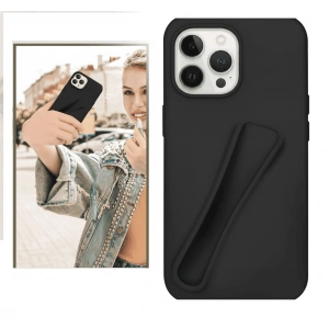Hubrendy ÇER İphone 16 Pro Max Lip Gloss Kılıf Siyah