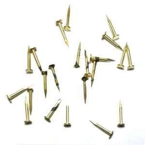 Hubrendy ÇER Klips, Menteşe, Ayağı Çivisi 9mm Çelik - Sarı 100gr