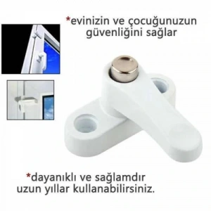 Hubrendy ÇER Pvc Kapı Pencere Emniyet Kilidi - Çelik