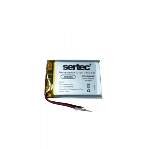 Hubrendy ÇER Sertec 403040 3.7v 450 Mah Li-polymer Pil (devreli/1.5a)