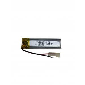 Hubrendy ÇER Sertec 501035 3.7v 130mah Li-polymer Pil (devreli/1.5a)