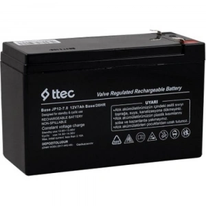 Hubrendy ÇER Ttec 12v 7 Ah Base Kuru Bakımsız Akü