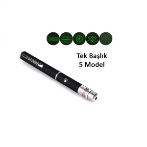 Hubrendy ÇER Yeşil Lazer Pointer 3000 Mw 15 Km Etkili (tek Başlık 5 Model)