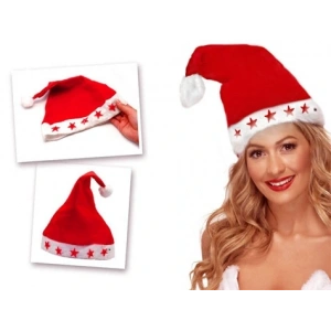 Hubrendy ÇER Yılbaşı Özel Işıklı Noel Baba Şapkası