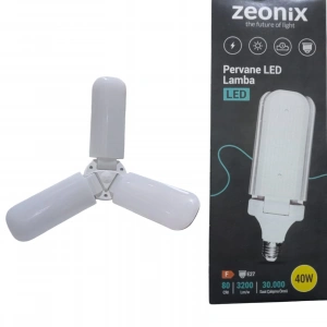 Hubrendy ÇER Zeonix 40w 3 Kanatlı Pervane Ampul