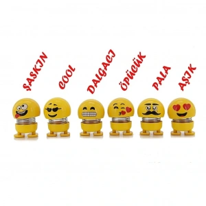 Hubrendy ÇER Zıp Zıp Kafalar Sevimli Kafa Sallayan Emojiler Çılgın Kafalar