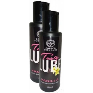 Hubrendy Bez Cobeco Vanilla Tasty Lube 100ML Su Bazlı Vanilya Aromalı  2 Adet