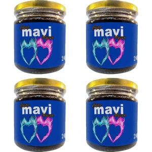 Hubrendy Bez Efsanevi Mavi Macun 4 Kavanoz 240 gr Bay&bayan Çiftlere Özel Macun