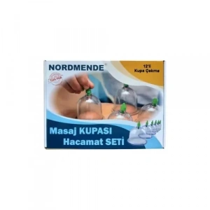 Hubrendy Emin  12Li Hacamat Masaj Kupa Set