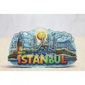 Hubrendy Emin Ahşap İstanbul Temalı Magnet