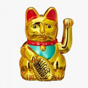 Hubrendy Emin Altın Rengi Şanslı Kedi