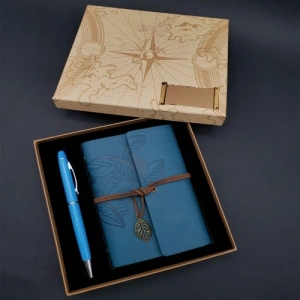 Hubrendy Emin Defter Kalem Mavi Set