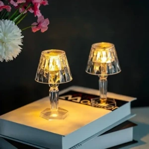 Hubrendy Emin Dekoratif Pilli LED Masa Lambası 12Li