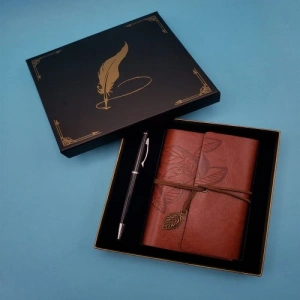 Hubrendy Emin Deri Defter ve Tükenmez Kalem
