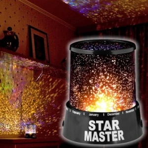 Hubrendy Emin Duvara Işık Yıldız Yansıtan Star Master Gece Lambası