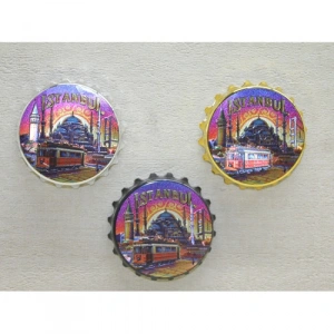 Hubrendy Emin İstanbul Temalı Metal Magnet