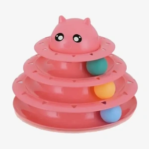 Hubrendy Emin Kedi Başlıklı 3 Katlı Kedi Oyuncağı