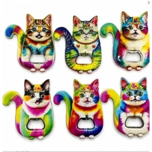 Hubrendy Emin Kedi Tasarımı İstanbul Temalı Buzdolapı Süsü Magnet